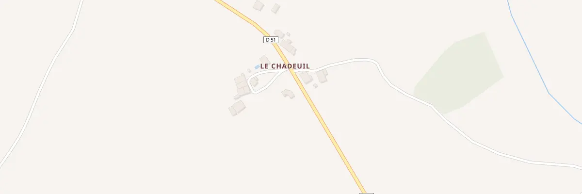Plan du 1 Le Chadeuil à Saulgond