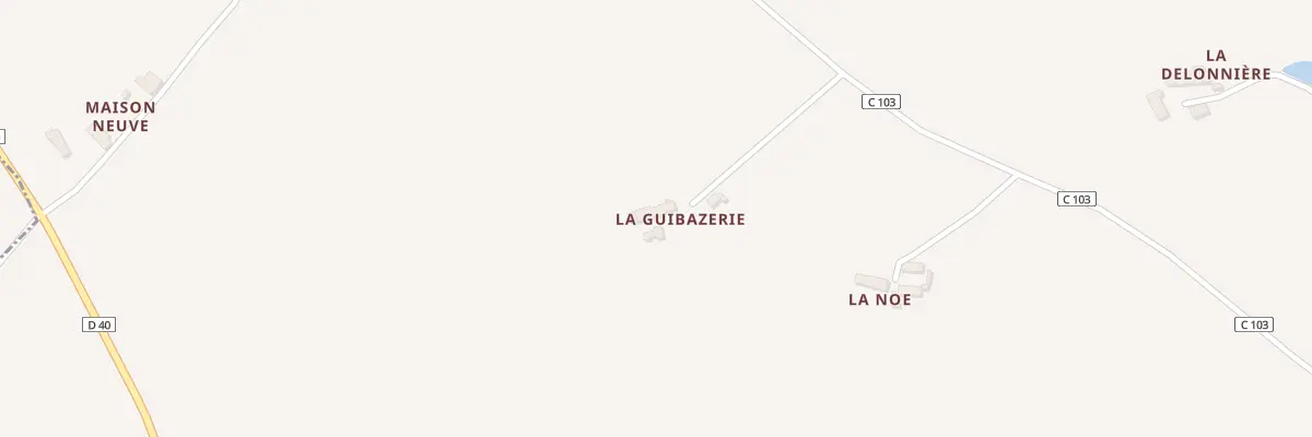 Plan du 5042 La Guibazerie à Marolles-lès-Saint-Calais