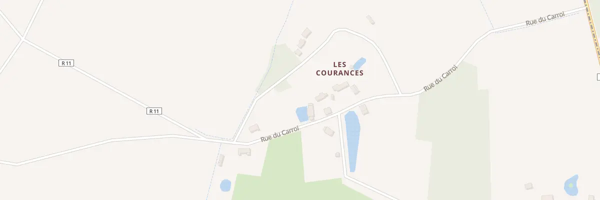 Plan du 10 Les Courances à Louans