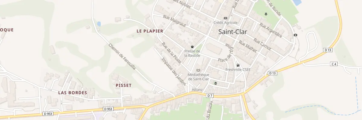 Plan du 22 Rue du 8 Mai 1945 à Saint-Clar