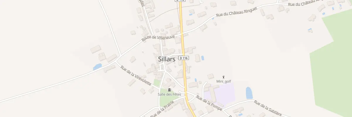 Plan du 6 Rue St Felix à Sillars