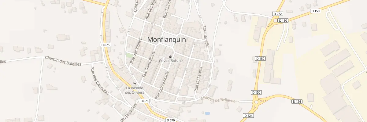 Plan du 24 Rue de l’Union à Monflanquin