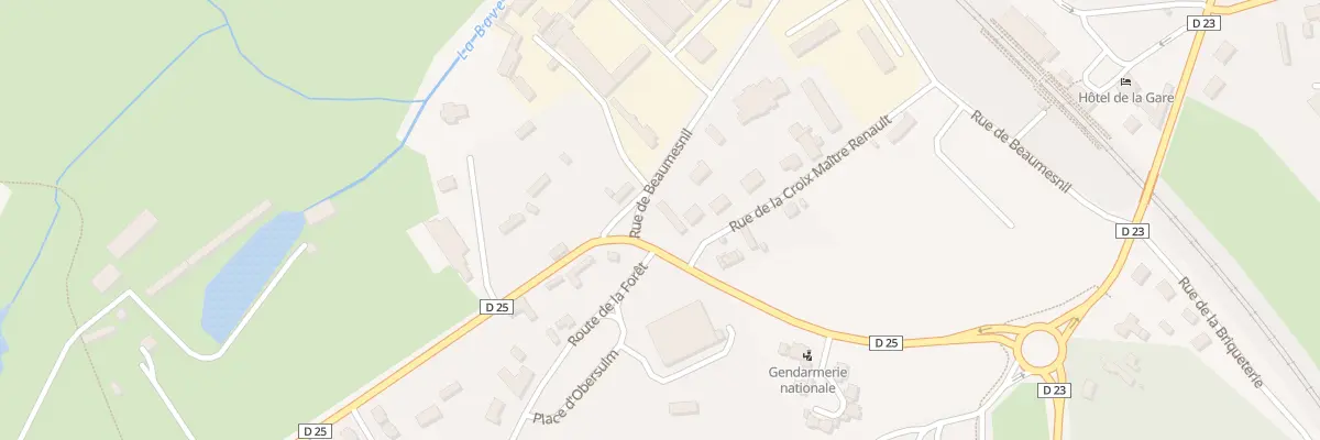 Plan du 5 Rue de Beaumesnil à Beaumont-le-Roger