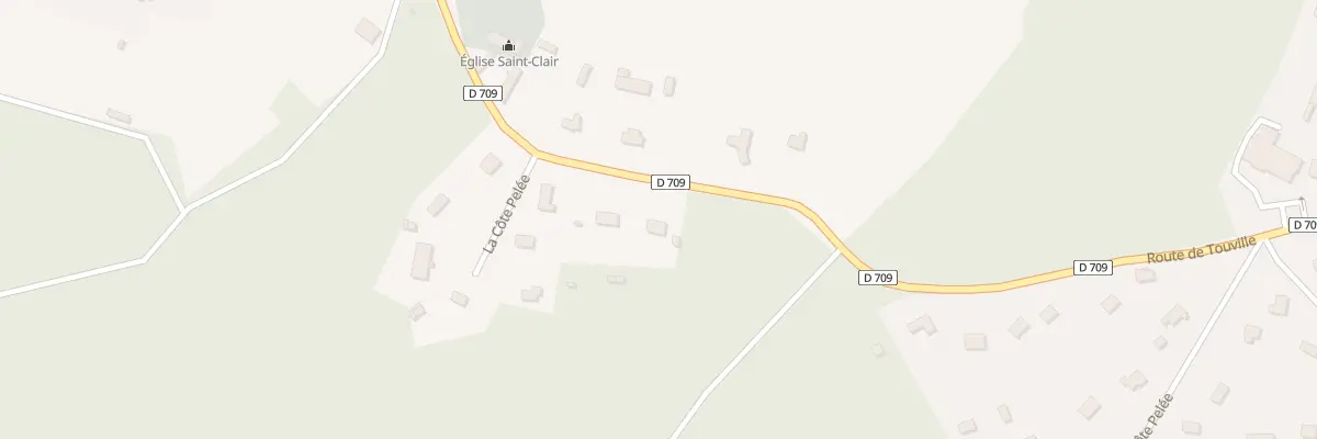 Plan du 75 Rue de la Cote Pelee à Thénouville