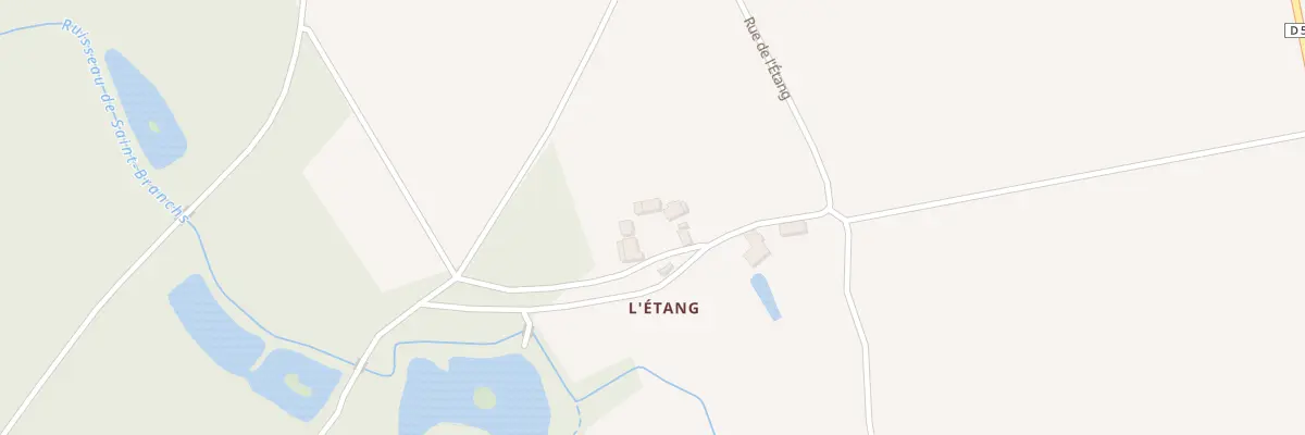 Plan du 275 L’Etang à Saint-Branchs