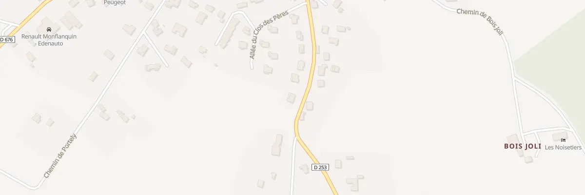 Plan du 256 Rte de Savignac à Monflanquin