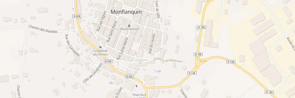Plan du 20 Rue du Laures à Monflanquin