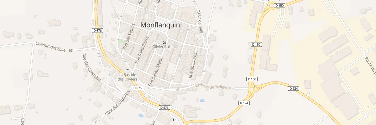 Plan du 10 Rue du Laures à Monflanquin