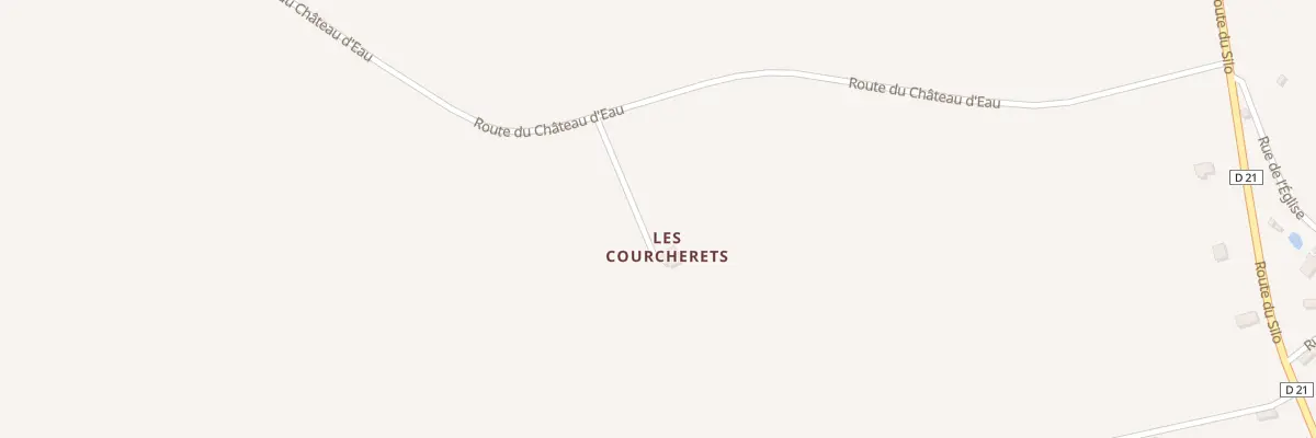 Plan du 25 Courcherets à Gournay-le-Guérin