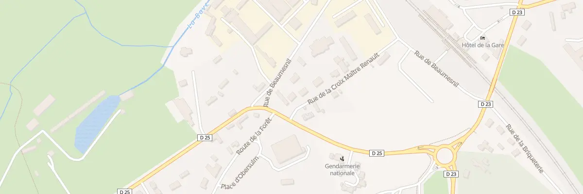 Plan du 5 Rue de la Croix Maitre Renault à Beaumont-le-Roger