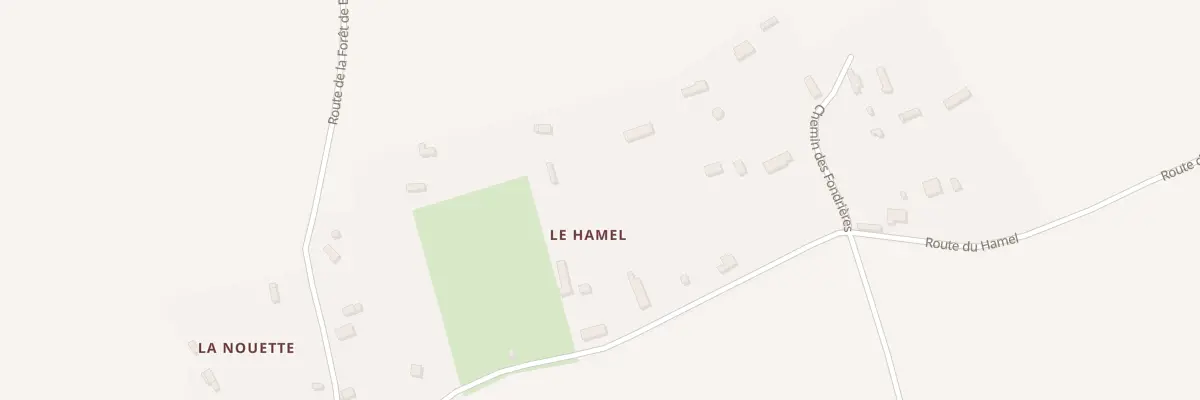 Plan du 21 Rte du Hamel au Noyer-en-Ouche