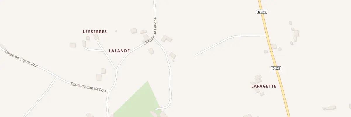 Plan du 618 Che de Feugne à Monflanquin