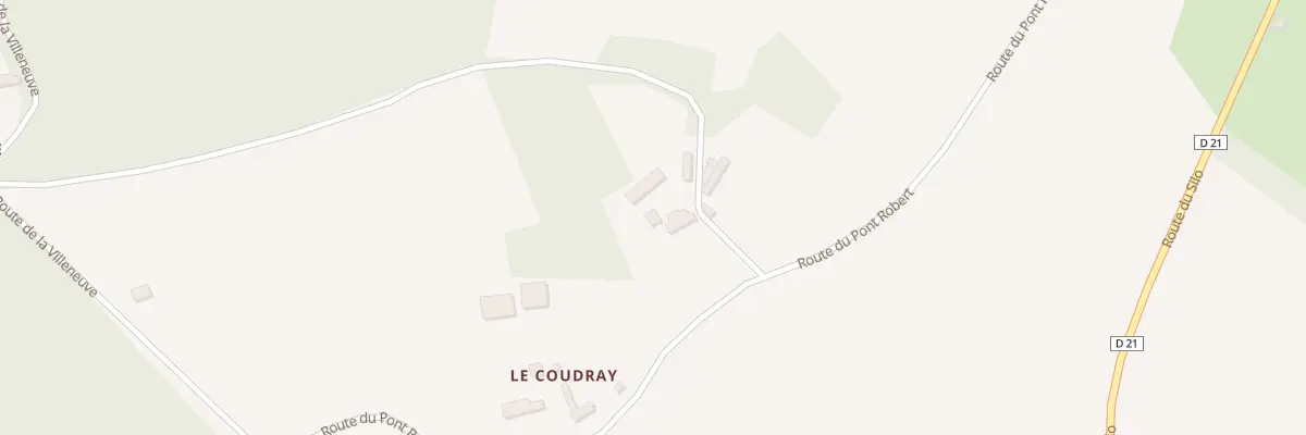 Plan du 4 Rte du Pont Robert à Gournay-le-Guérin