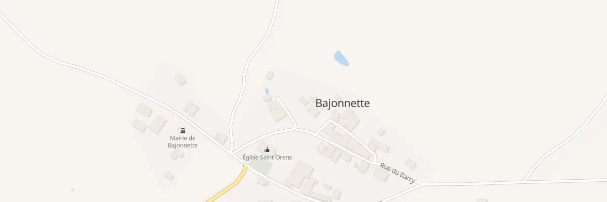 Plan du 5031 Au Village à Bajonnette