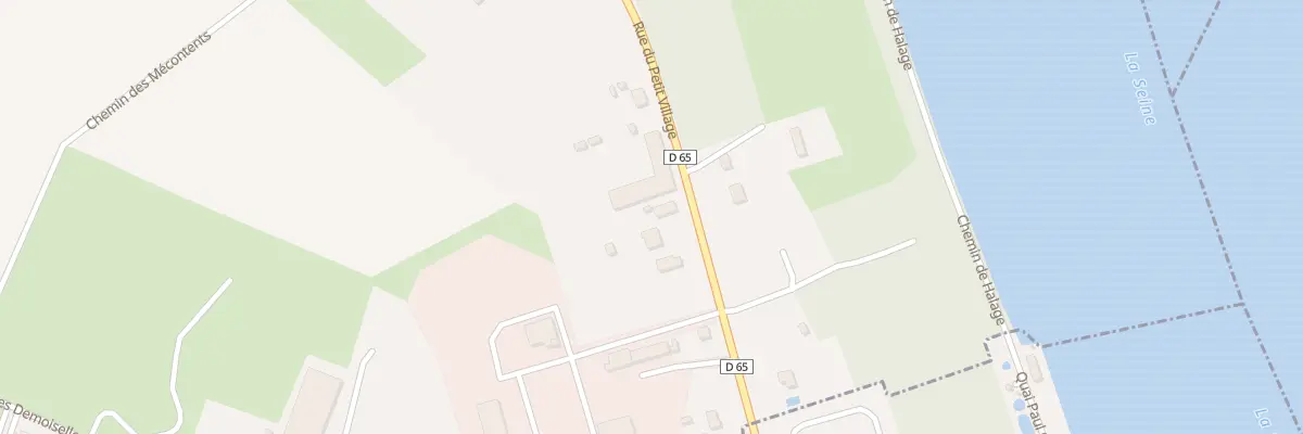 Plan du 1020 Rue du Petit Village à Notre-Dame-de-Bliquetuit