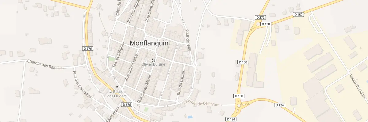 Plan du 29 Rue de l’Union à Monflanquin