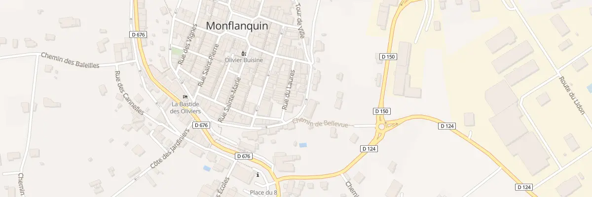 Plan du 19 Rue du Laures à Monflanquin