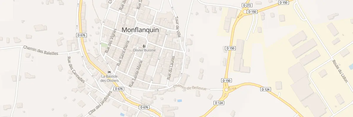 Plan du 3 Rue du Laures à Monflanquin