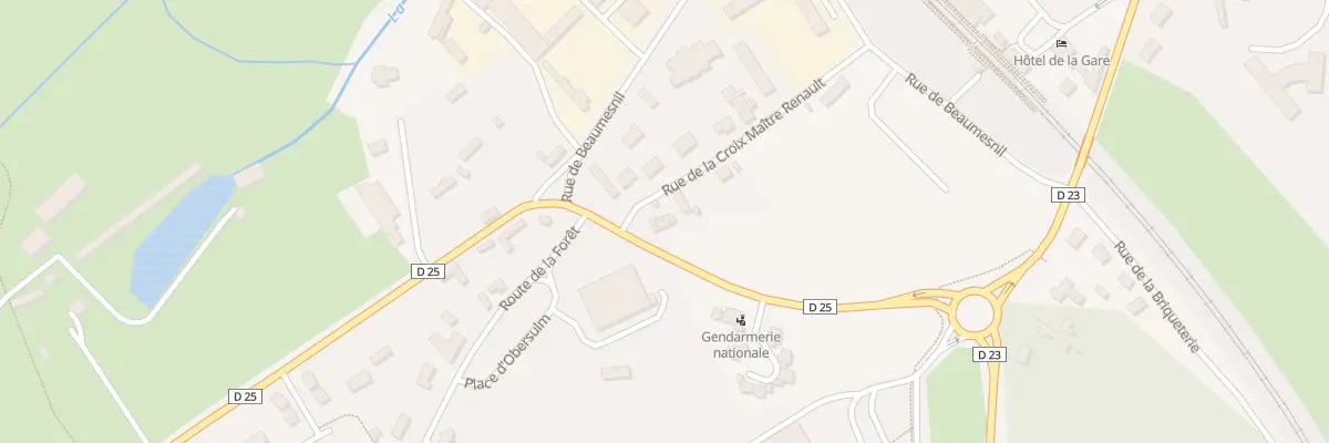 Plan du 8 Rue de la Croix Maitre Renault à Beaumont-le-Roger