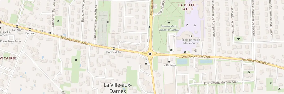Plan du 6B Rue Hélène Boucher à La Ville-aux-Dames