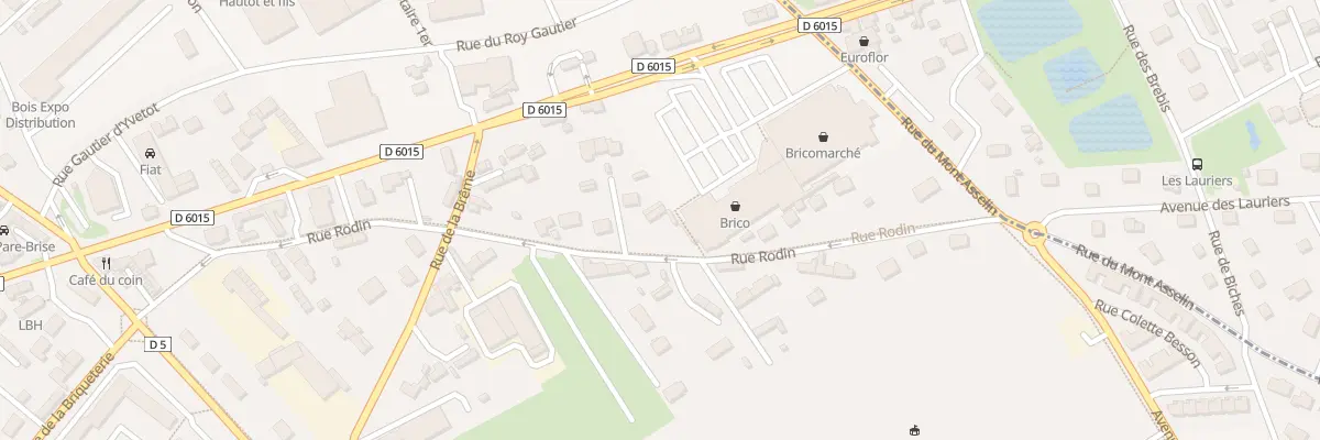 Plan du 35 Rue Rodin à Yvetot