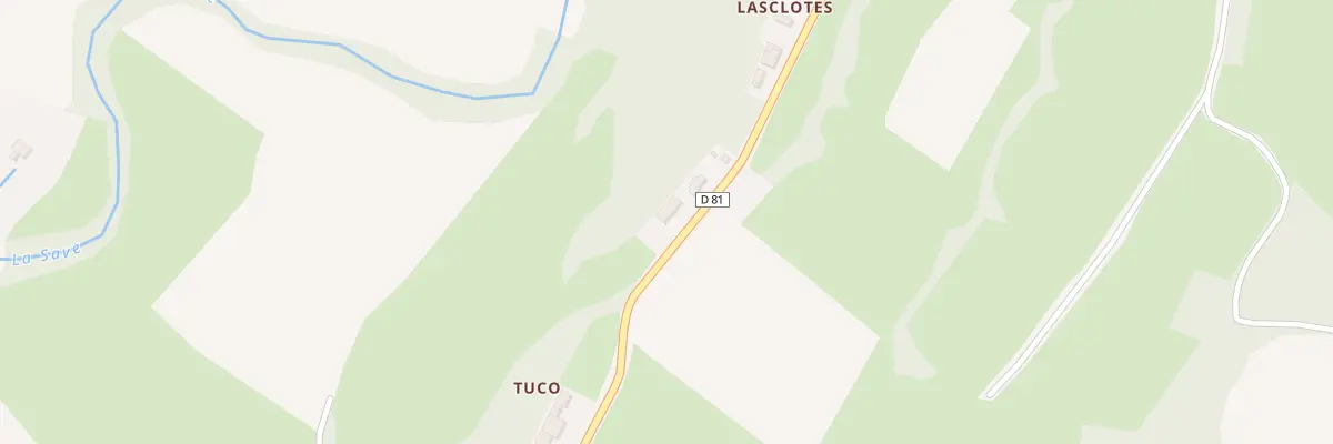 Plan du 87A Tuco à Montbernard