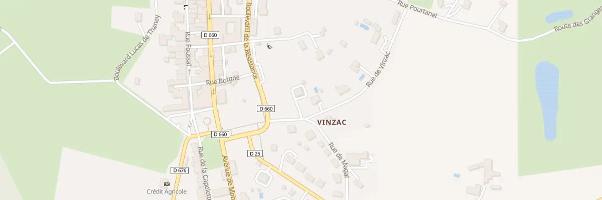 Plan du 5 Rue de Vinzac à Beaumontois en Périgord