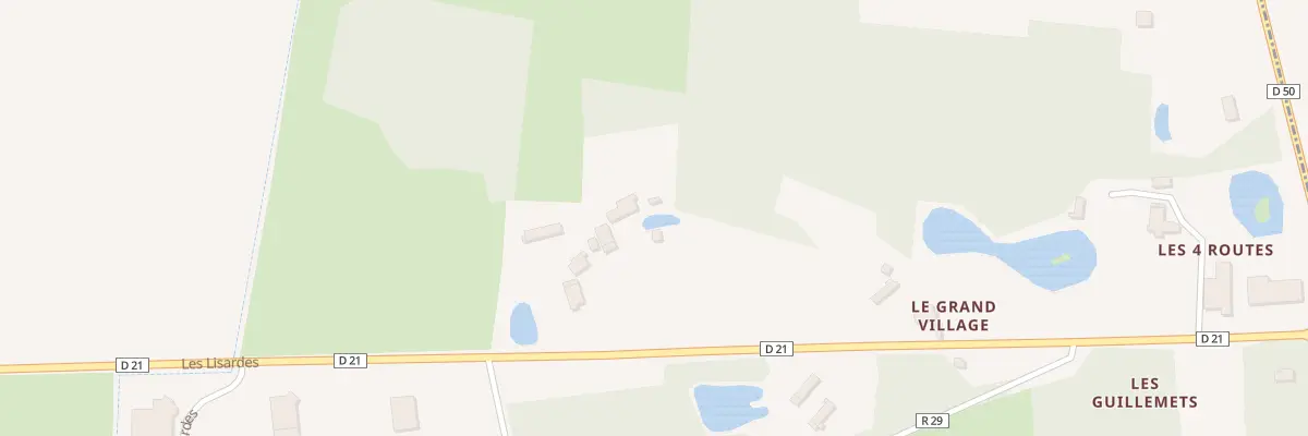 Plan du 5 Le Grand Village à Louans