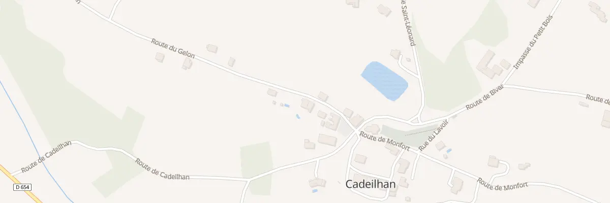 Plan du 5057 Au Mayne à Cadeilhan