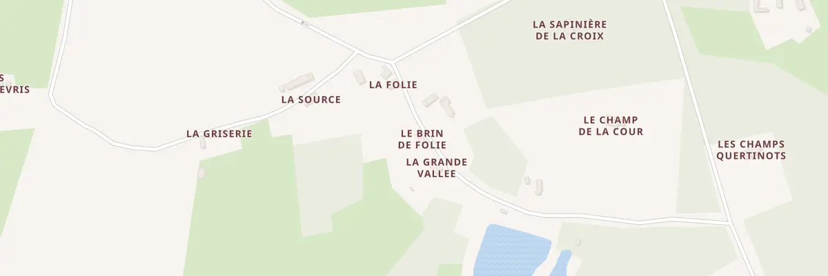 Plan du 5023 Les Vallees à Montmirail