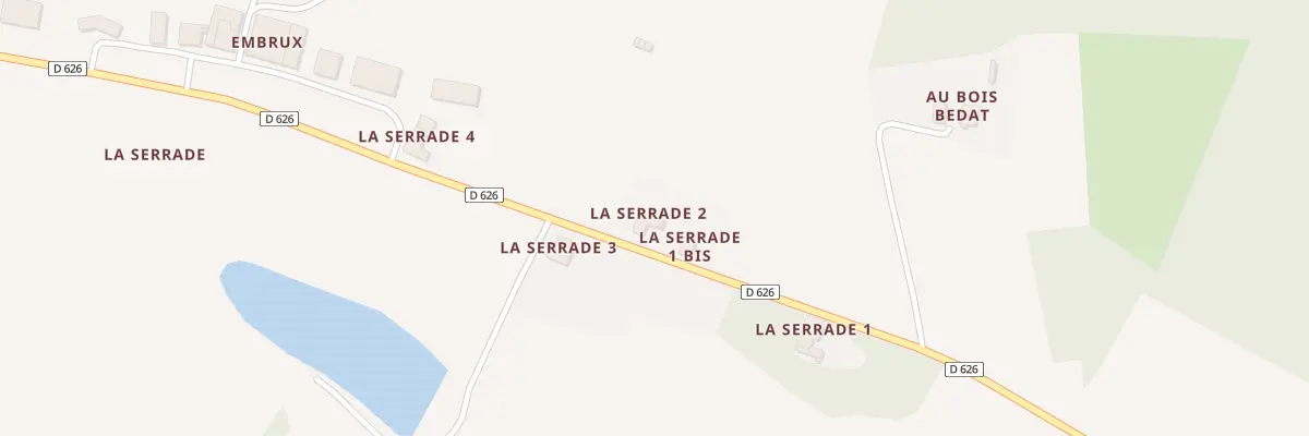 Plan du 5063 A la Serrade à Boulaur