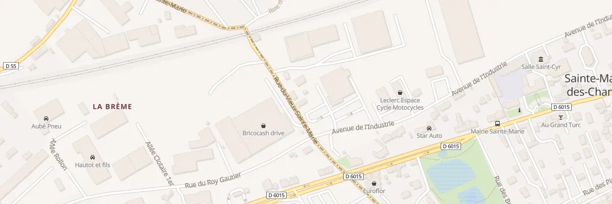 Plan du 110 Rue du Vieux Ste Marie à Sainte-Marie-des-Champs
