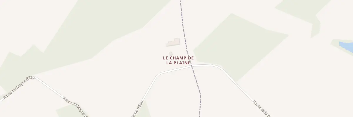 Plan du 42 Le Champ de la Plaine à Beaumontois en Périgord
