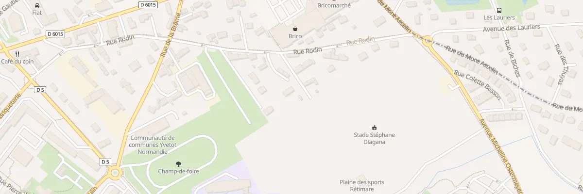 Plan du 38C Rue Rodin à Yvetot