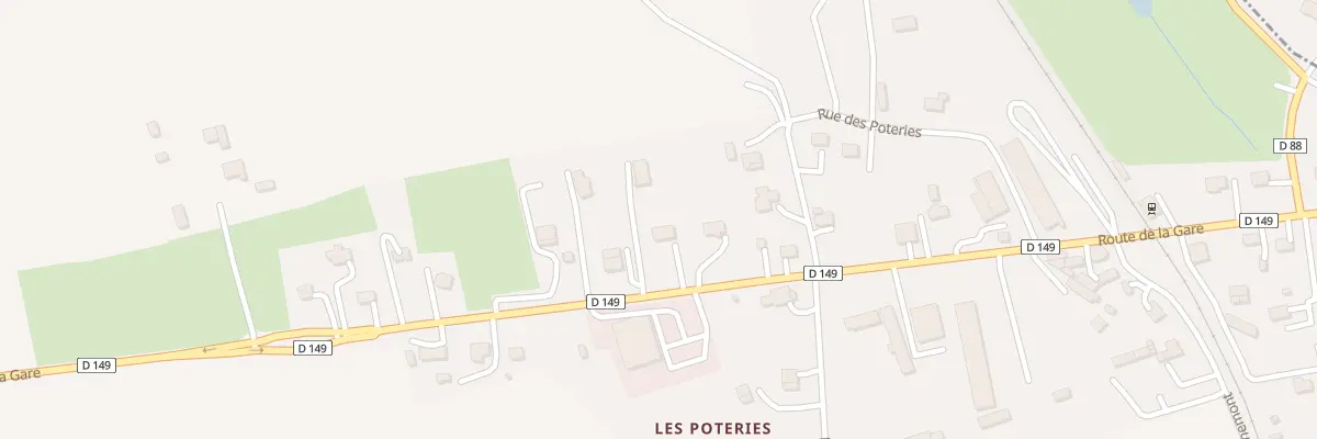 Plan du 530 Rte de la Gare à Harcanville