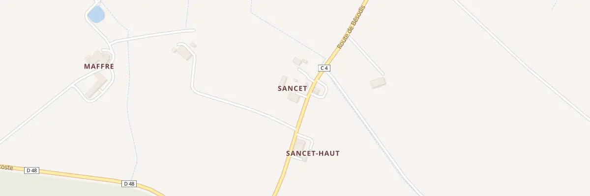 Plan du 5290 Sancet Nord à Dunes