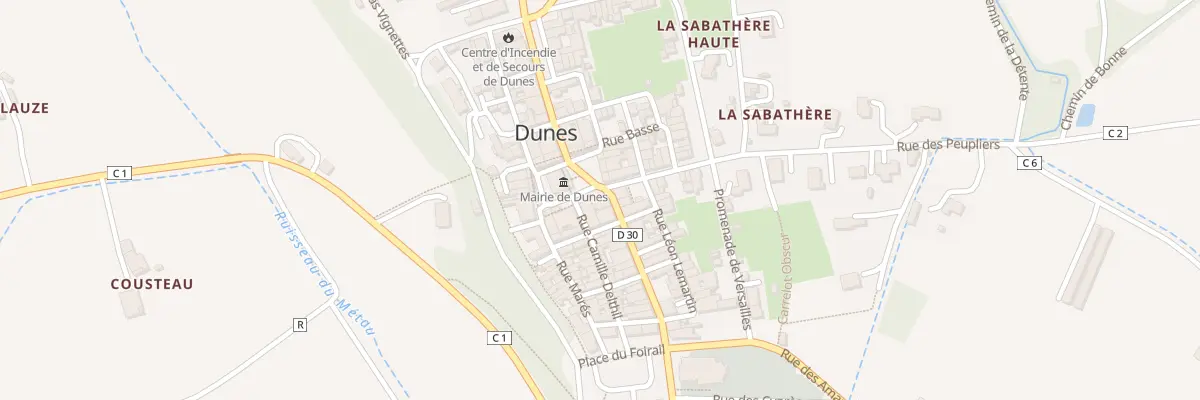 Plan du 10 Pl des Martyrs à Dunes