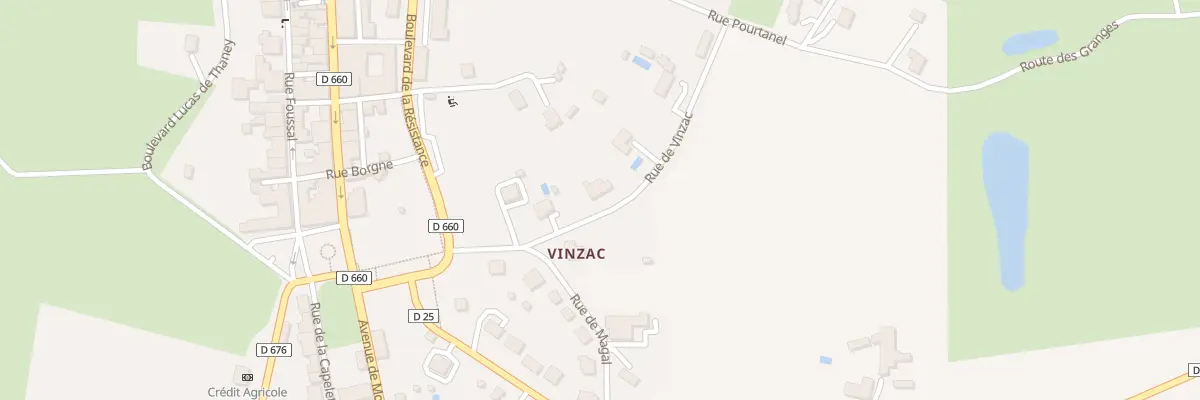 Plan du 9 Rue de Vinzac à Beaumontois en Périgord