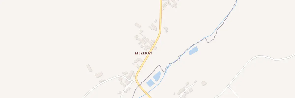 Plan du 18 Mezeray à Pleumartin