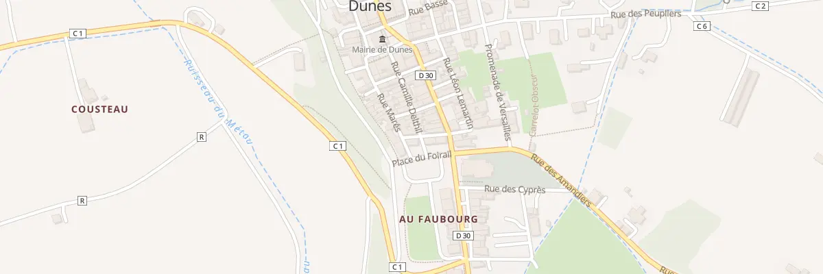 Plan du 1 Rue Carrelot du Forgeron à Dunes