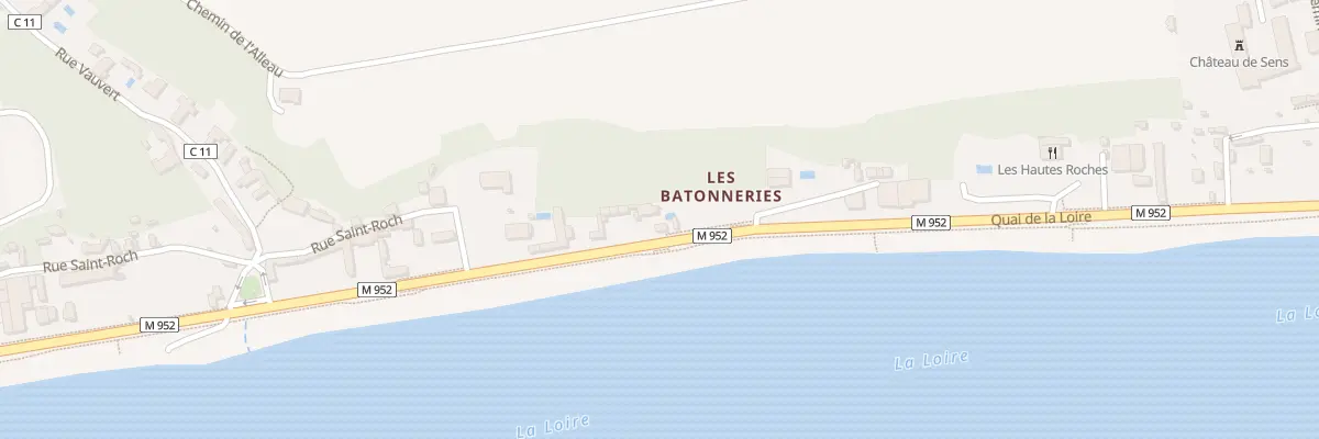 Plan du 83 Quai de la Loire à Rochecorbon