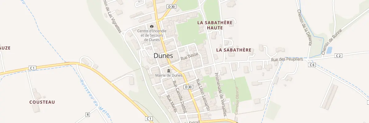 Plan du 7 Pl des Martyrs à Dunes