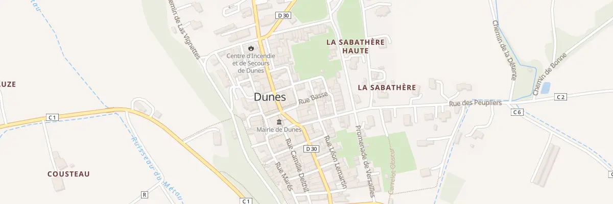 Plan du 6 Pl des Martyrs à Dunes