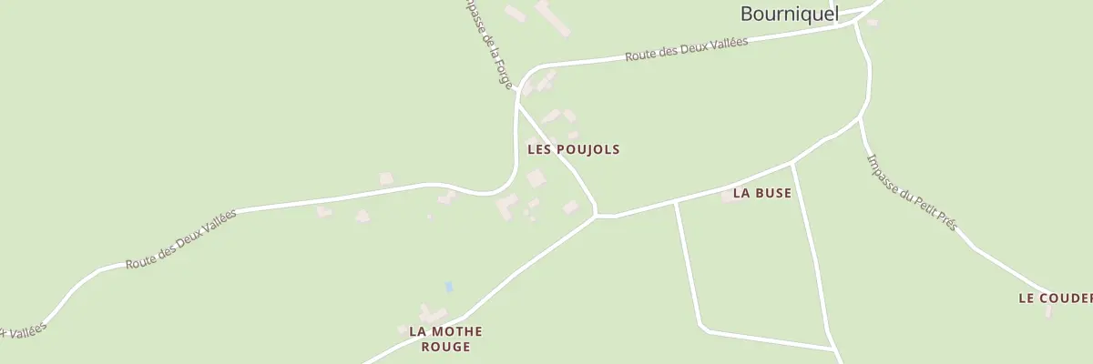 Plan du 26 La Mothe Rouge Nord à Bourniquel