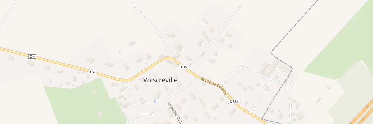 Plan du 240 Rte de Boissey à Voiscreville