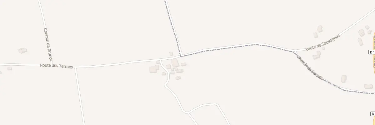 Plan du 98 Termes à Sauvagnas