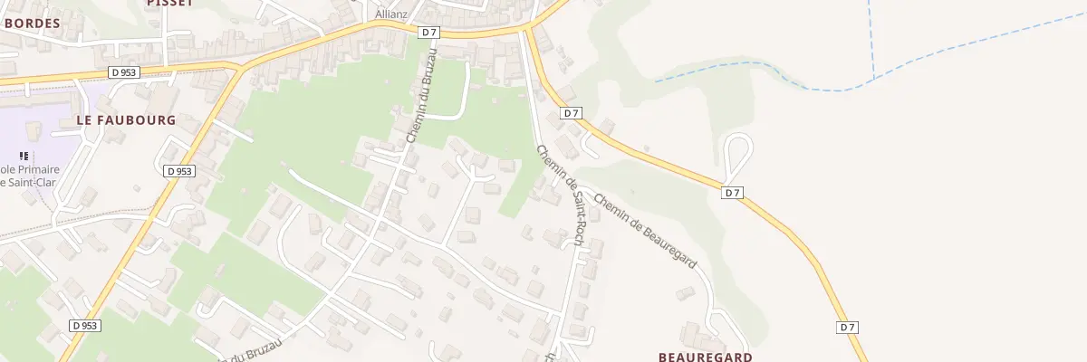 Plan du 8 Che de Saint-roch à Saint-Clar