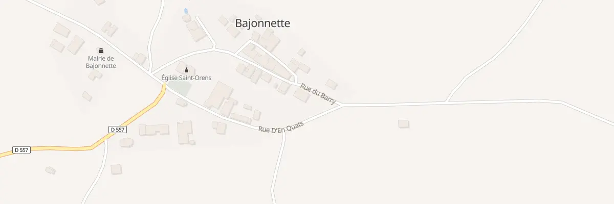Plan du 5041 Au Village à Bajonnette