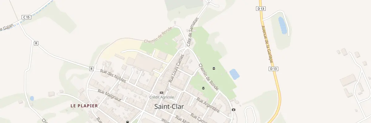 Plan du 10 Rue Louis Cames à Saint-Clar