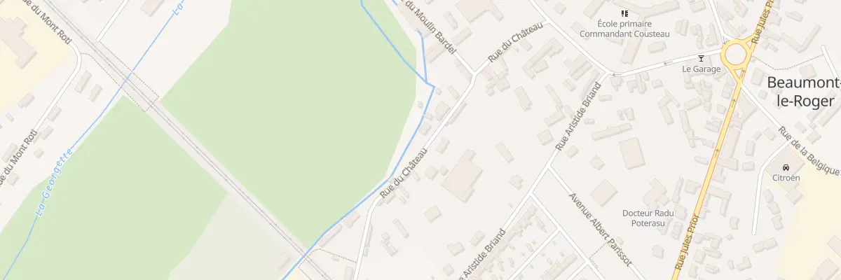 Plan du 4 Rue du Chateau à Beaumont-le-Roger